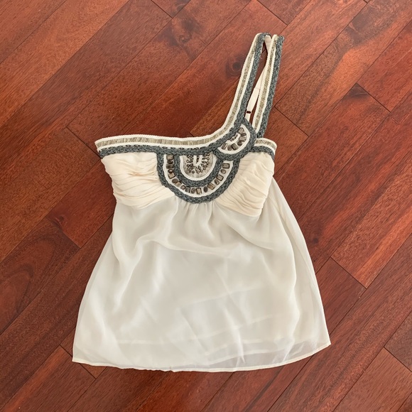 bebe Tops - BEBE One Shoulder Top Blouse